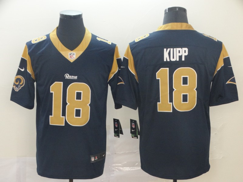 Nike Rams 18 Cooper Kupp Navy Vapor Untouchable Limited Jersey