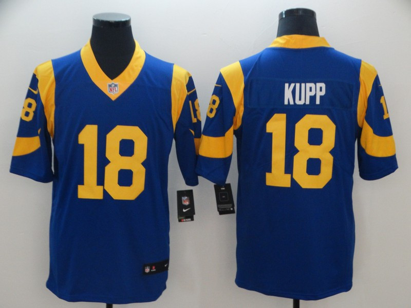  Rams 18 Cooper Kupp Royal Vapor Untouchable Limited Jersey