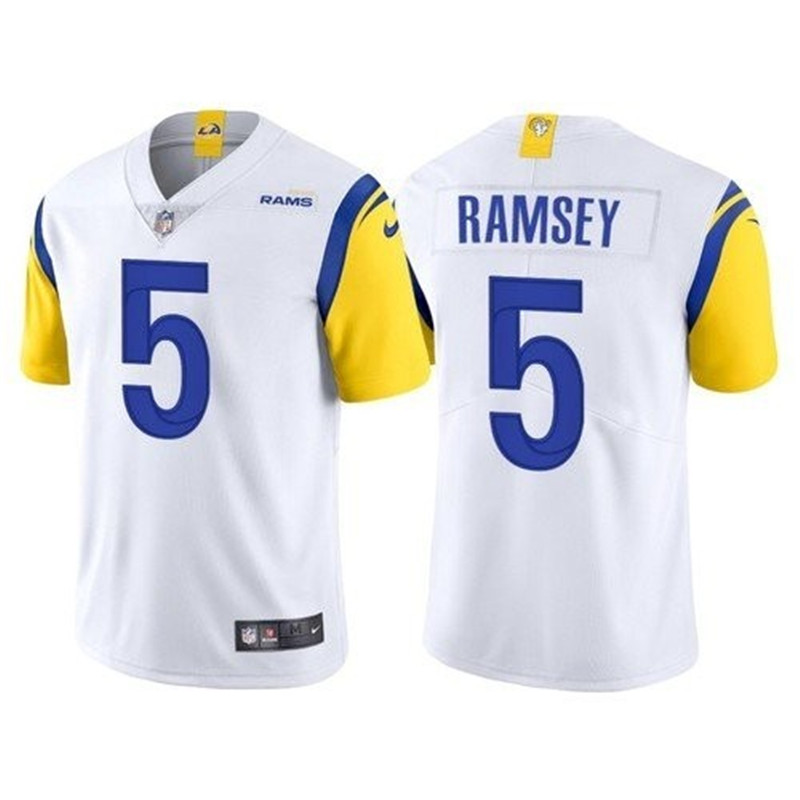 Nike Rams 5 Jalen Ramsey White Vapor Untouchable Limited Jersey