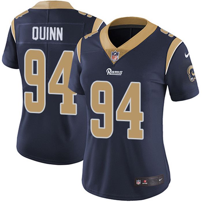  Rams 94 Robert Quinn Navy Women Vapor Untouchable Limited Jersey