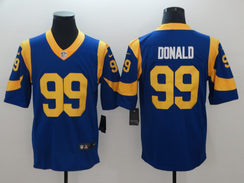  Rams 99 Aaron Donald Royal Vapor Untouchable Limited Jersey