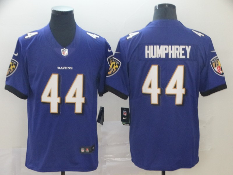 Nike Ravens 44 Marlon Humphre Purple Vapor Untouchable Limited Jersey