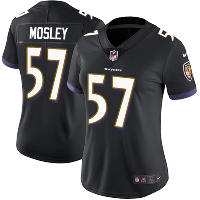  Ravens 57 C.J. Mosely Black Vapor Untouchable Limited Jersey