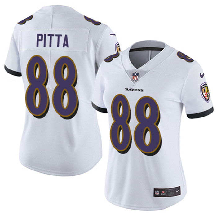  Ravens 88 Dennis Pitta White Vapor Untouchable Limited Jersey