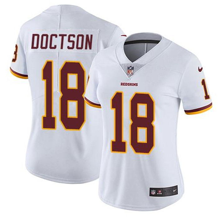  Redskins 18 Josh Doctson White Women Vapor Untouchable Limited Jersey