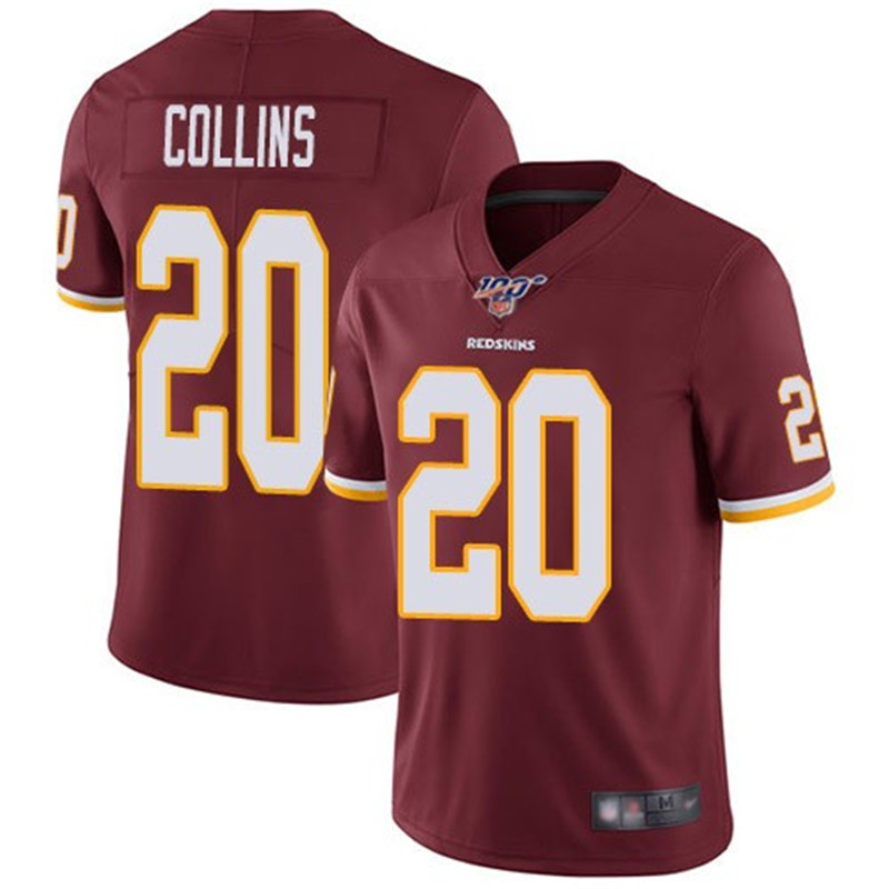 Nike Redskins 20 Landon Collins Red 100th Season Vapor Untouchable Limited Jersey