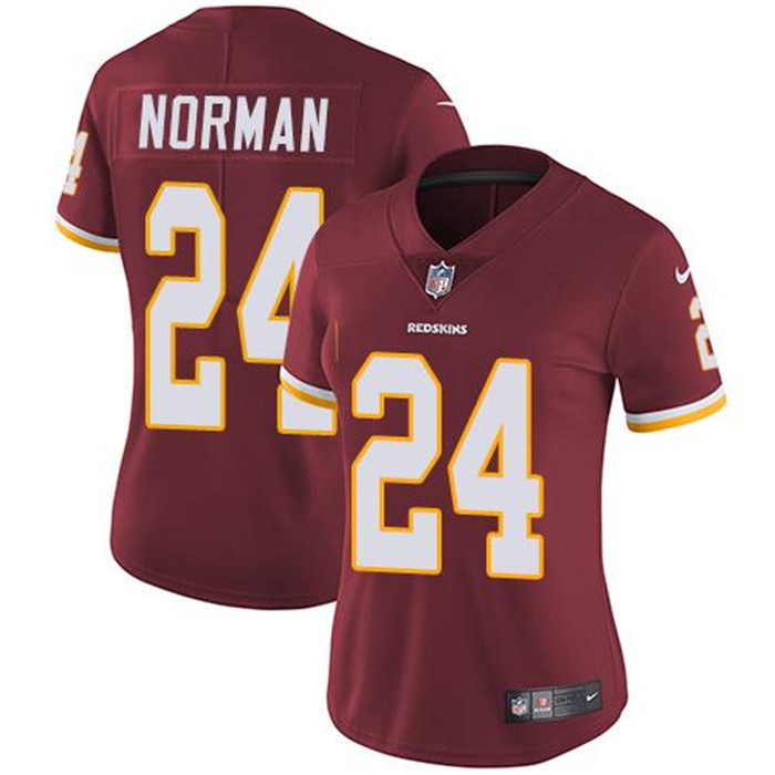  Redskins 24 Josh Norman Burgundy Red Women Vapor Untouchable Limited Jersey