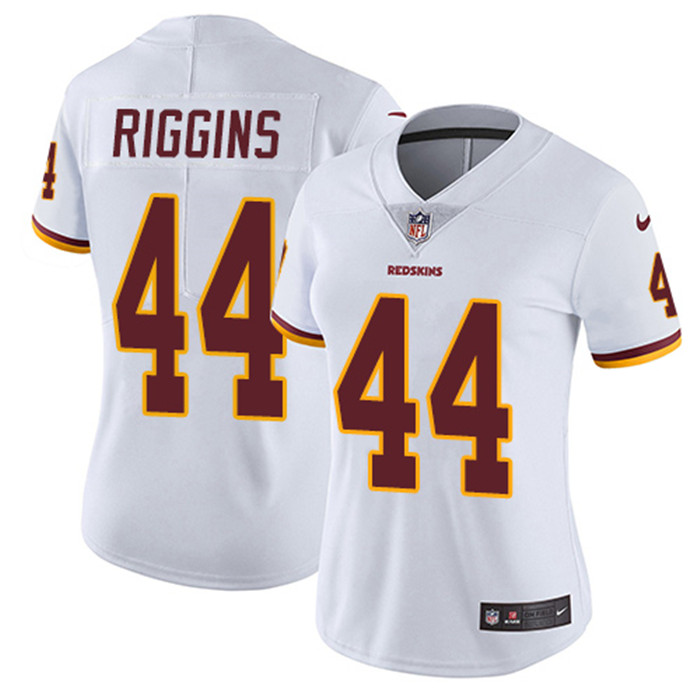  Redskins 44 John Riggins White Women Vapor Untouchable Limited Jersey