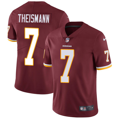  Redskins 7 Joe Theismann Burgundy Vapor Untouchable Player Limited Jersey