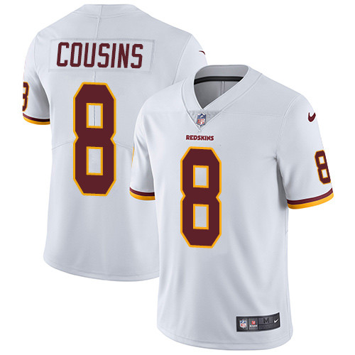  Redskins 8 Kirk Cousins White Vapor Untouchable Player Limited Jersey