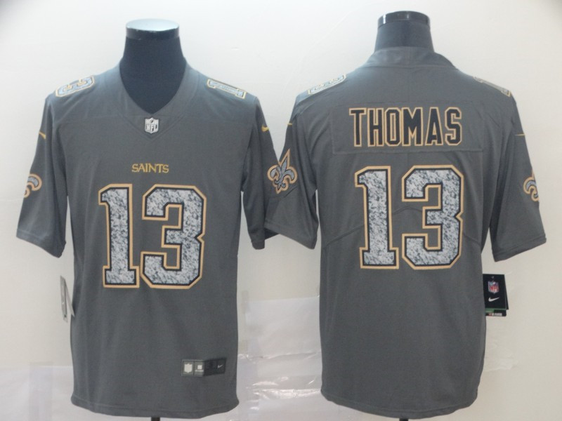 Nike Saints 13 Michael Thomas Gray Camo Vapor Untouchable Limited Jersey