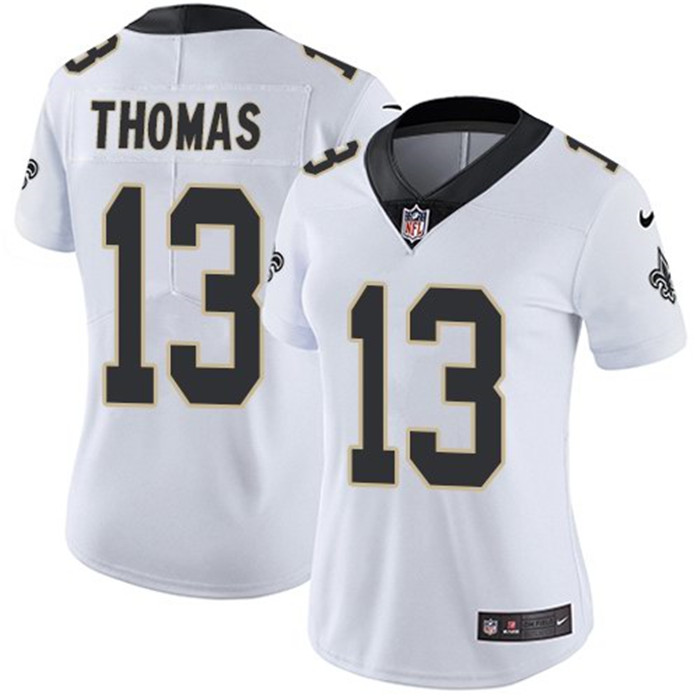  Saints 13 Michael Thomas White Women Vapor Untouchable Limited Jersey