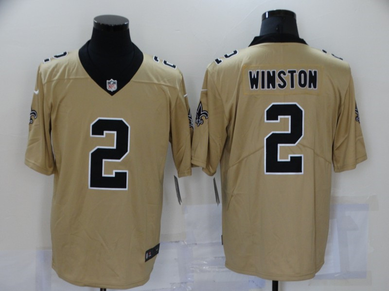 Nike Saints 2 Jameis Winston Cream Inverted Legend Limited Jersey