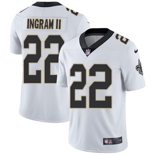  Saints 22 Mark Ingram II White Vapor Untouchable Limited Jersey