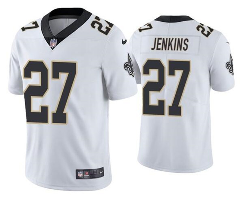 Nike Saints 27 Malcolm Jenkins White Vapor Untouchable Limited Jersey