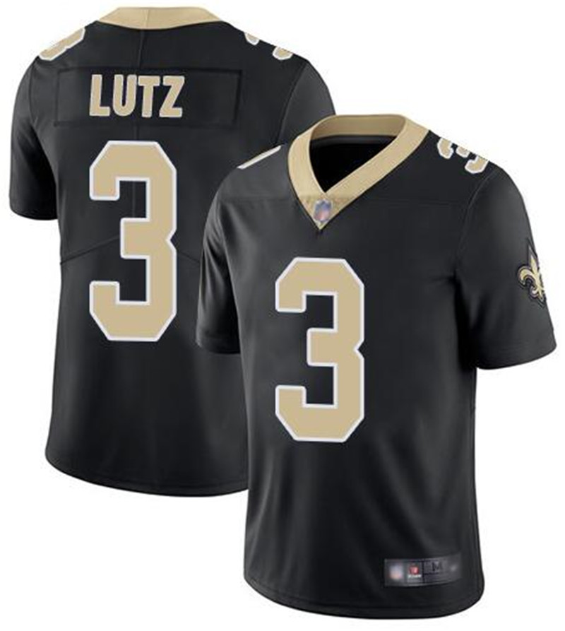 Nike Saints 3 Wil Lutz Black Vapor Untouchable Limited Jesey