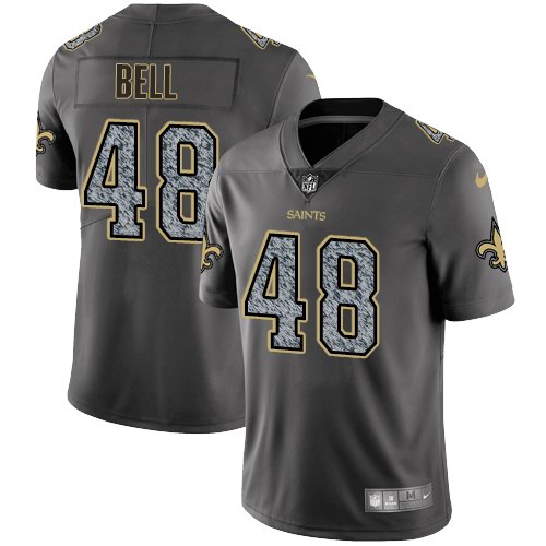  Saints 48 Vonn Bell Gray Static Vapor Untouchable Limited Jersey