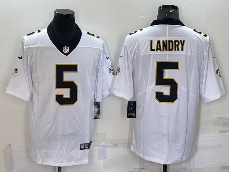 Nike Saints 5 Jarvis Landry White Vapor Untouchable Limited Jersey