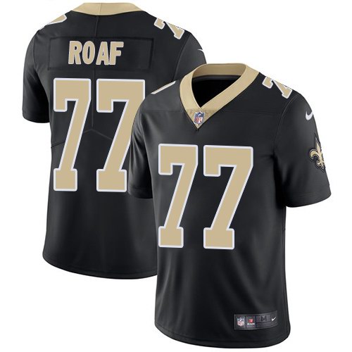  Saints 77 Willie Roaf Black Vapor Untouchable Limited Jersey