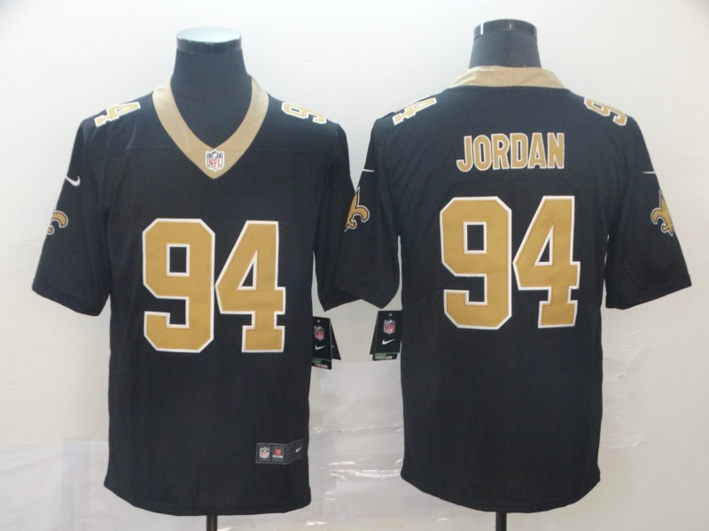 Nike Saints 94 Cameron Jordan Black Vapor Untouchable Limited Jersey