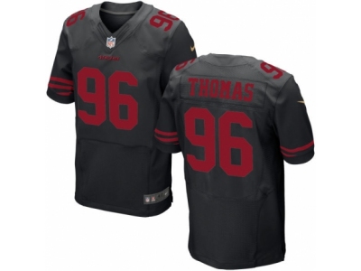  San Francisco 49ers 96 Solomon Thomas Elite Black NFL Jersey