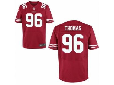  San Francisco 49ers 96 Solomon Thomas Elite Red Team Color NFL Jersey