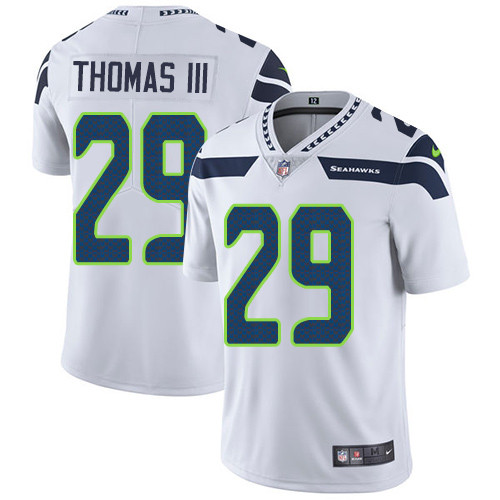  Seahawks 29 Earl Thomas III White Vapor Untouchable Player Limited Jersey