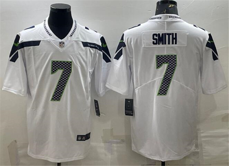 Nike Seahawks 7 Geno Smith White Vapor Untouchable Limited Jersey