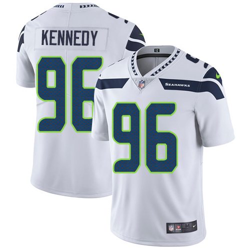  Seahawks 96 Cortez Kennedy White Vapor Untouchable Limited Jersey