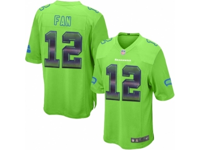  Seattle Seahawks 12th Fan Limited Green Strobe NFL Jersey