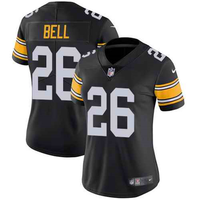  Steelers 26 Le'Veon Bell Black Alternate Women Vapor Untouchable Limited Jersey