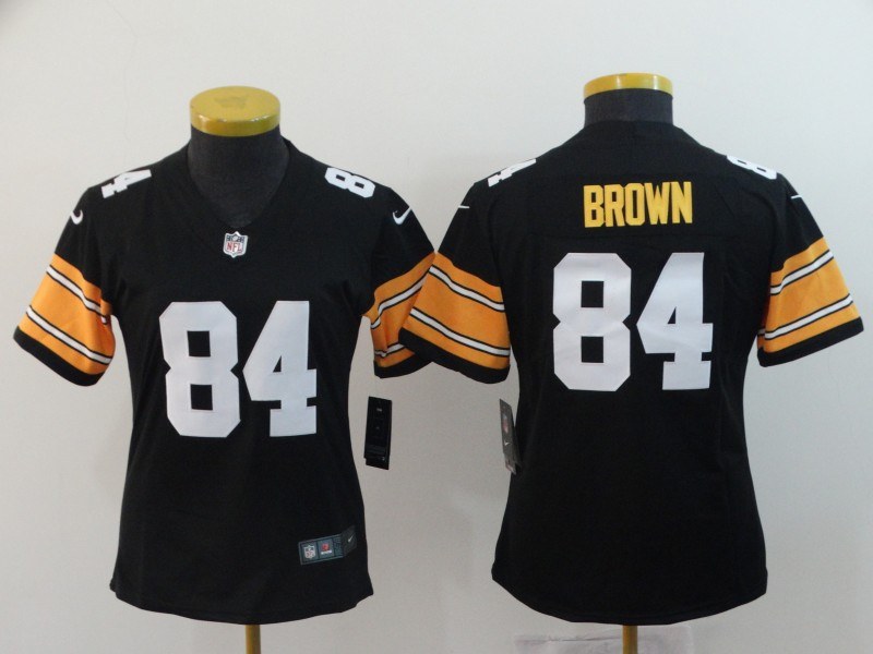  Steelers 84 Antonio Brown Black Alternate Vapor Untouchable Limited Jersey