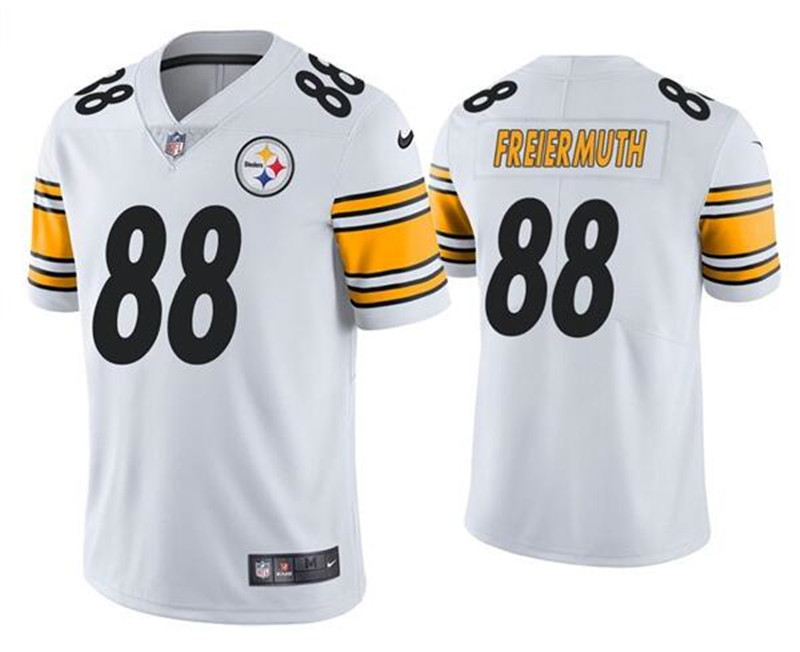 Nike Steelers 88 Pat Freiermuth White Vapor Untouchable Limited Jersey