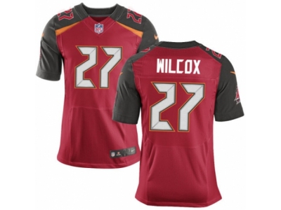  Tampa Bay Buccaneers 27 J J Wilcox Elite Red Team Color NFL Jersey