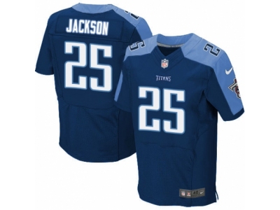  Tennessee Titans 25 Adoree Jackson Elite Navy Blue Alternate NFL Jersey