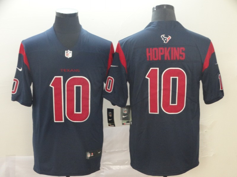 Nike Texans 10 DeAndre Hopkins Navy New 2019 Color Rush Limited Jersey