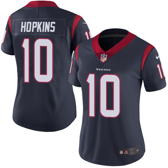  Texans 10 DeAndre Hopkins Navy Women Vapor Untouchable Limited Jersey