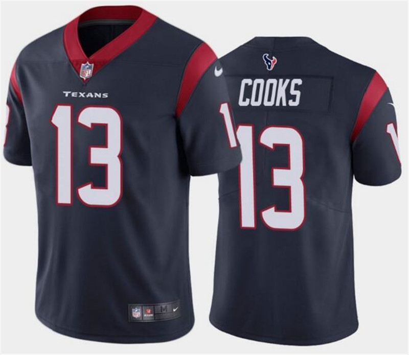 Nike Texans 13 Brandin Cooks Navy Vapor Untouchable Limited Jersey