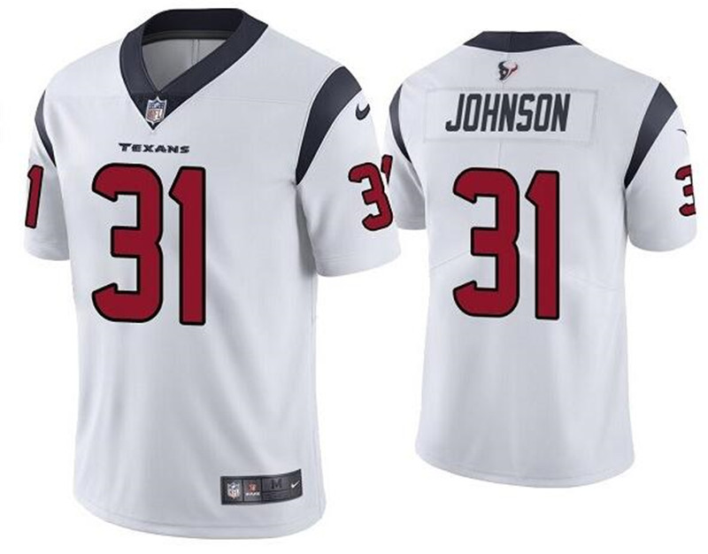 Nike Texans 31 David Johnson White Vapor Untouchable Limited Jersey