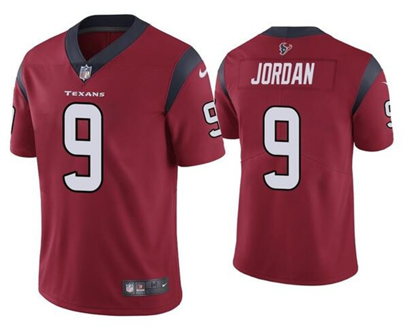 Nike Texans 9 Brevin Jordan Red Vapor Untouchable Limited Jersey