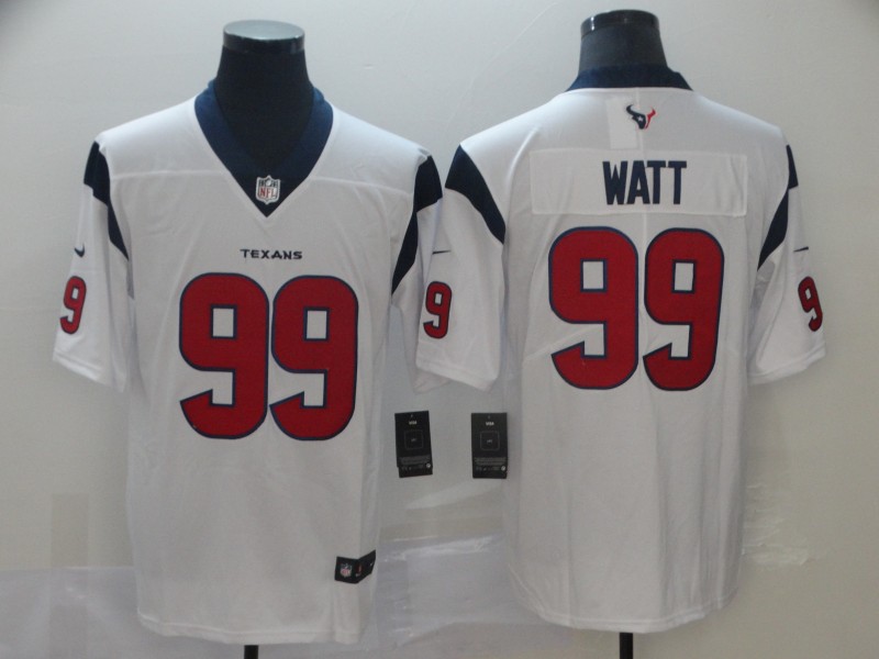 Nike Texans 99 J.J. Watt White New 2019 Vapor Untouchable Limited Jersey