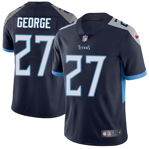  Titans 27 Eddie George Navy New 2018 Vapor Untouchable Limited Jersey