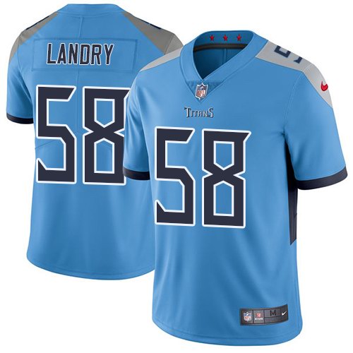  Titans 58 Harold Landry Light Blue New 2018 Vapor Untouchable Limited Jersey