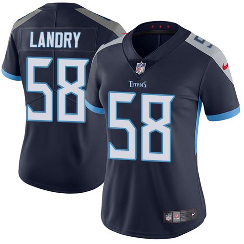  Titans 58 Harold Landry Navy Women New 2018 Vapor Untouchable Limited Jersey