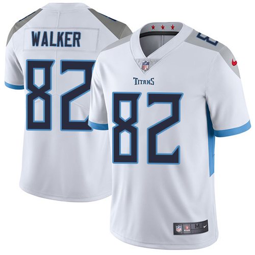  Titans 82 Delanie Walker White New 2018 Vapor Untouchable Limited Jersey