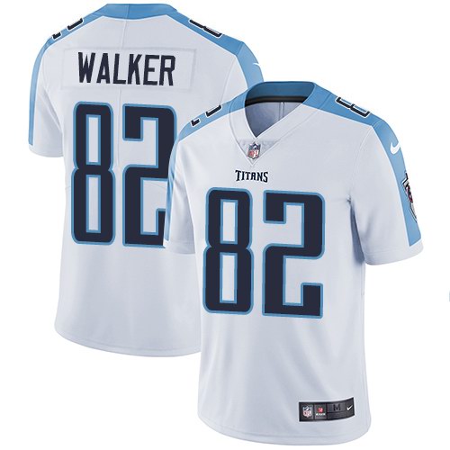  Titans 82 Delanie Walker White Vapor Untouchable Limited Jersey