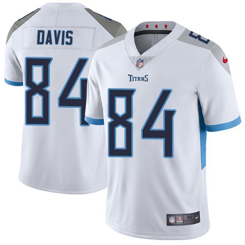  Titans 84 Corey Davis White New 2018 Vapor Untouchable Limited Jersey