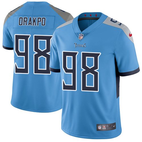  Titans 98 Brian Orakpo Light Blue New 2018 Vapor Untouchable Limited Jersey