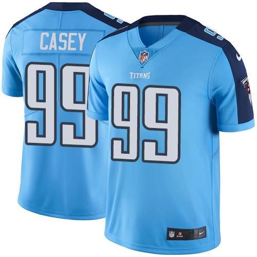  Titans 99 Jurrell Casey Light Blue Vapor Untouchable Limited Jersey