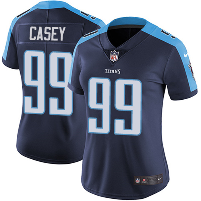  Titans 99 Jurrell Casey Navy Women Vapor Untouchable Limited Jersey